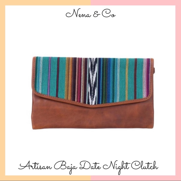 Nena & Co Handbags - Nena & Co • Artisan Baja Date Night Clutch
